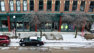 Street in Ohio during WInter