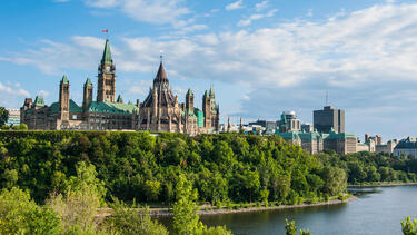 Ottawa's Parliament Centre Block. Photo: Michael Runkel/Alamy Stock Photo.