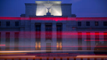 The Marriner S. Eccles Federal Reserve building in Washington, D.C. Photo: Andrew Harrer/Bloomberg via Getty Images.