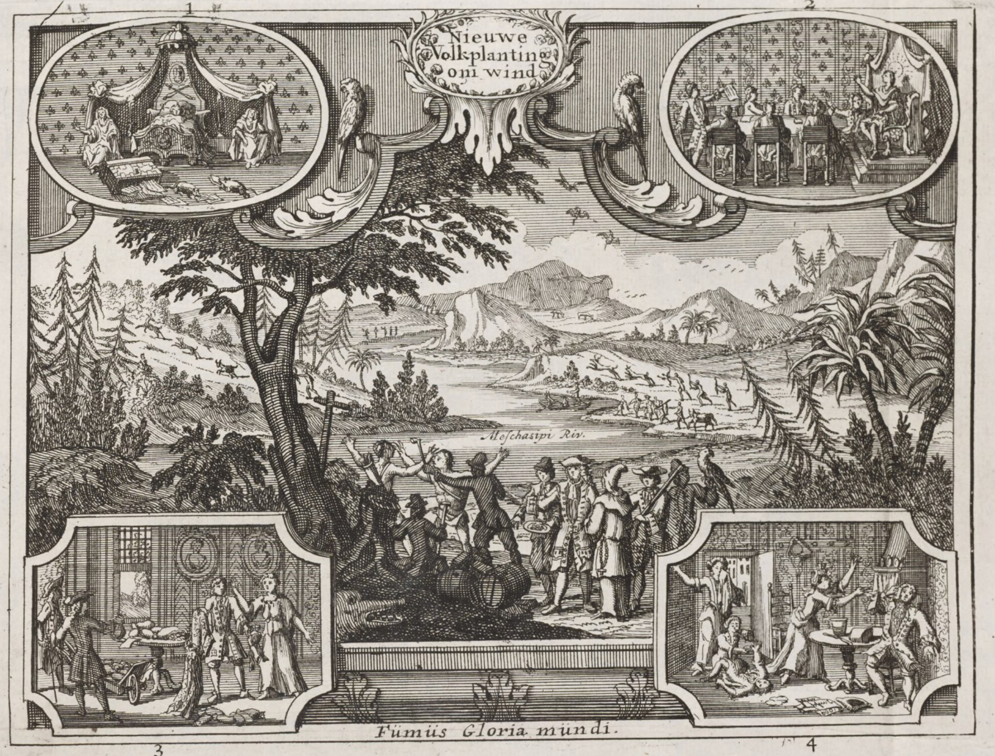 A print of Louisiana