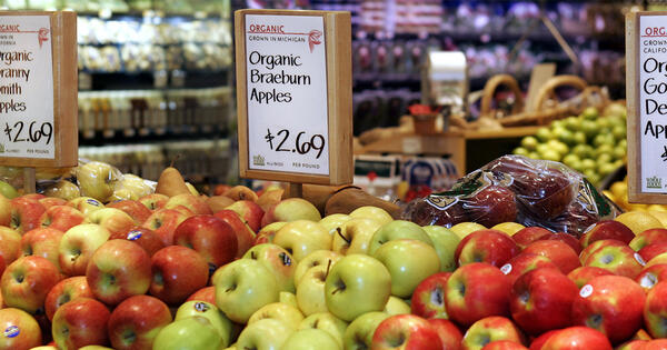 Organic Granny Smith Apples at Whole Foods Market