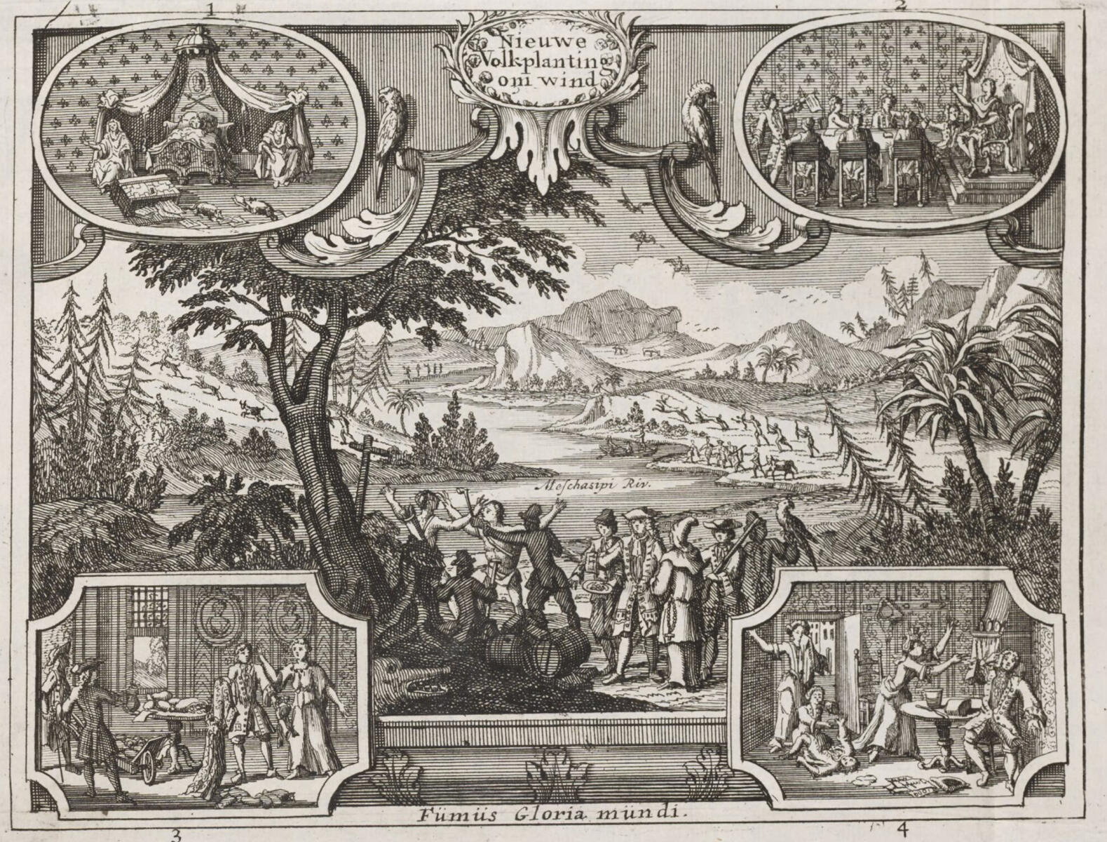 A print of Louisiana