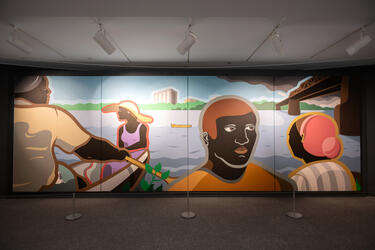 Tom Lee mural at the Memphis Brooks Museum of Art