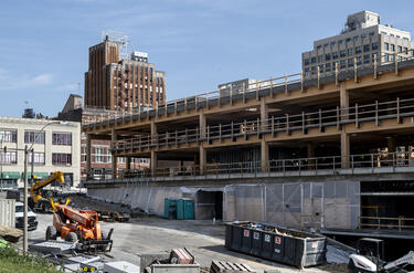 Construction of the Memphis Art Museum