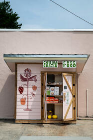 Free food community pantry in Durham, NC