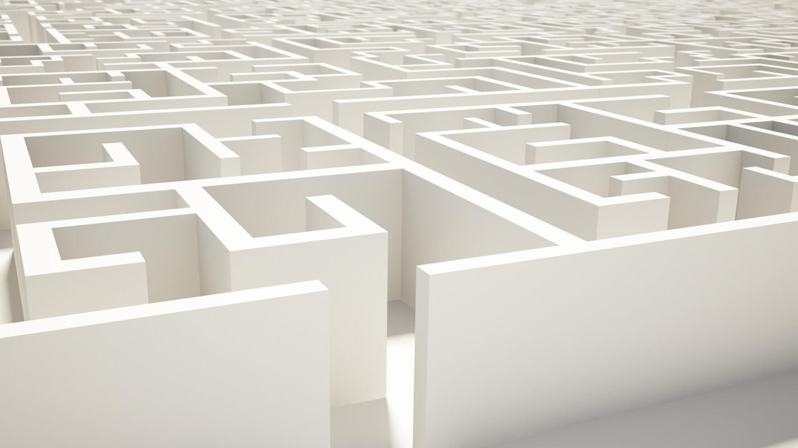 Illustration of a maze