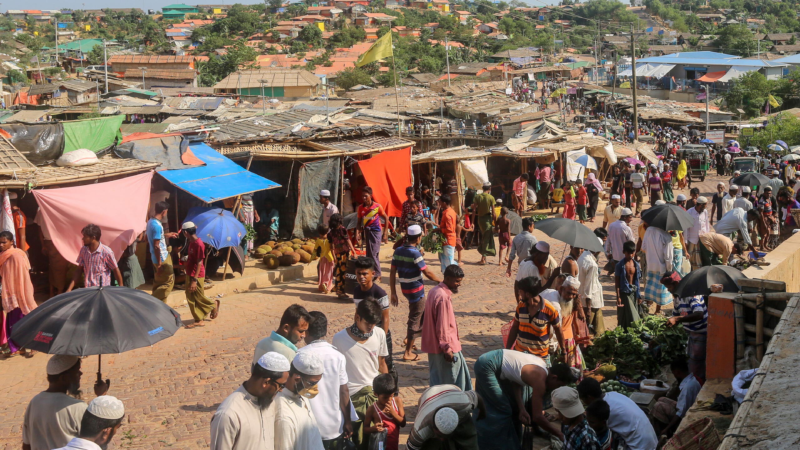 Rohingya refugees at Kutupalong refugee camp in Bangladesh on May 15, 2020. Photo: Suzauddin Rubel/AFP Via Getty Images.