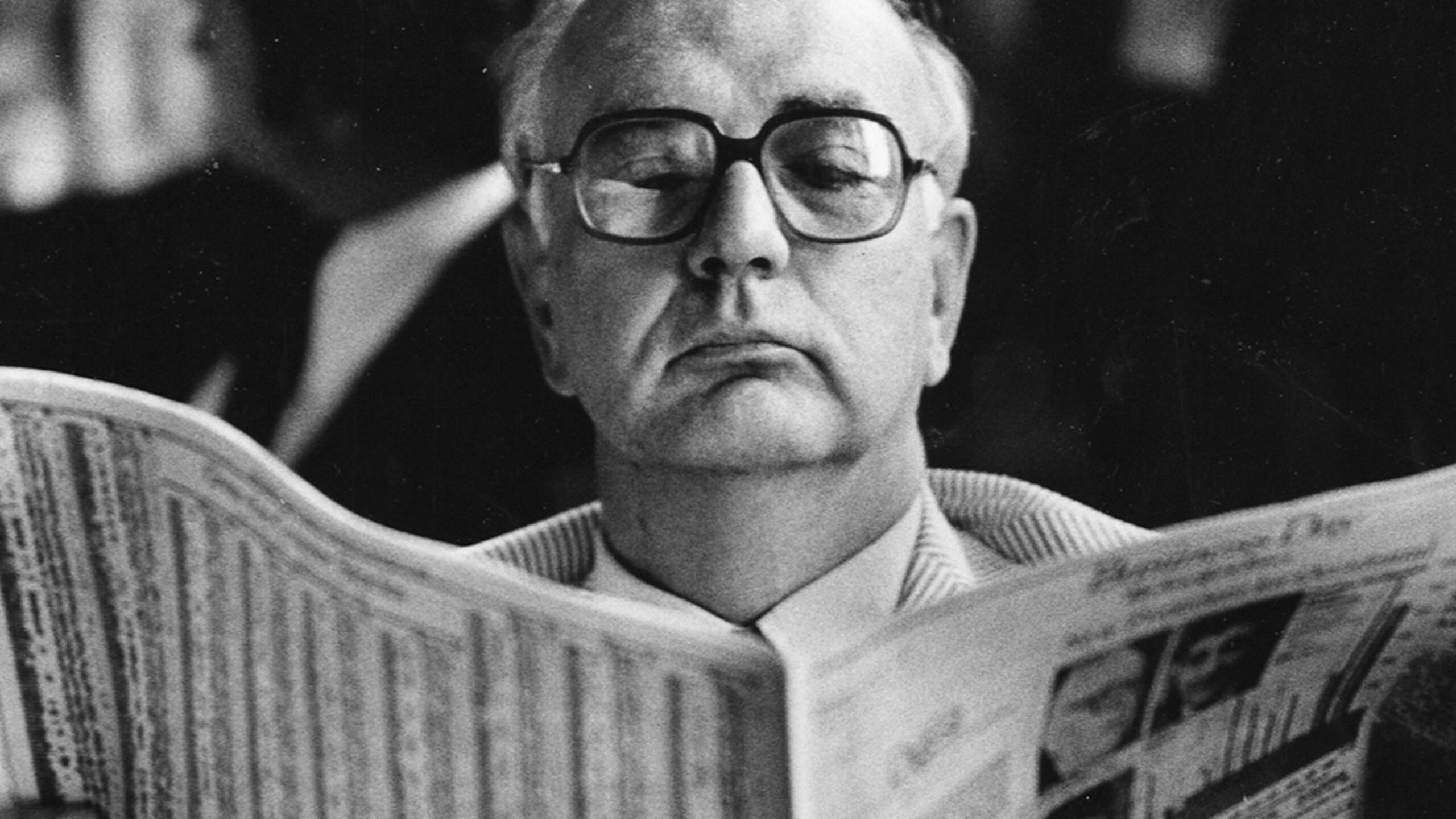 Federal Reserve Chairman Paul Volcker before a hearing in August 1980. Photo: James K. W. Atherton/The Washington Post via Getty Images.