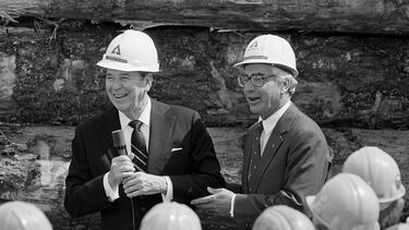 George Weyerhaeuser with President Ronald Reagan