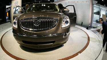 The newly announced Buick Enclave at the 2006 Los Angeles Auto Show. 