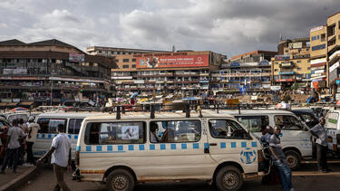 Kisenyi Bus Terminal in Kampala, Uganda