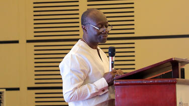 Ken Ofori-Atta at 2018 Capital Market Week in Accra, Ghana. Photo: Owula Kpakpo/Wikimedia.