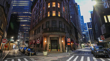 Empty streets in New York City on March 22. Photo: Tayfun Coskun/Anadolu Agency via Getty Images.