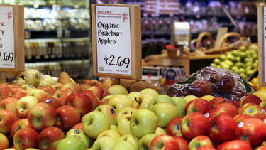 Fruit at a Whole Foods store