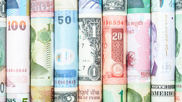 Currency of various countries