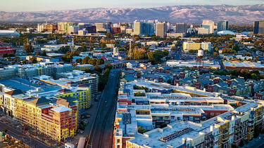 A housing development in San Jose, California, one of the fastest-growing housing markets in the United States.