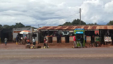 A mobile vendor in southern Africa