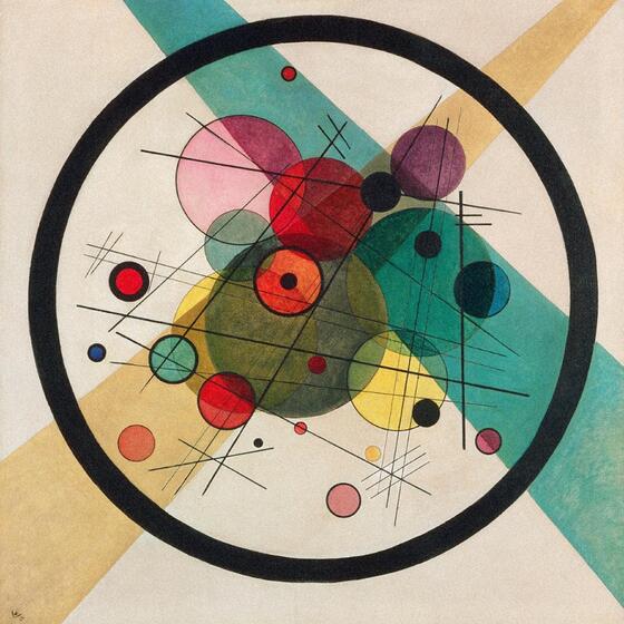 Wassily Kandinsky's “Circles in a Circle” (1923)