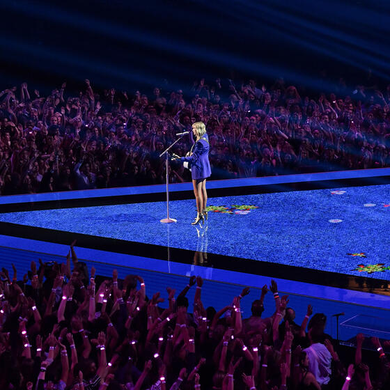 Taylor Swift performs at the MTV Video Music Awards in 2019.