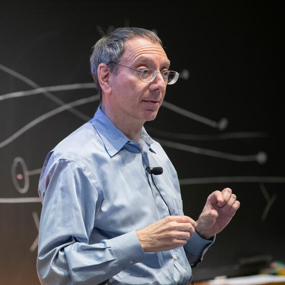 Prof. Jonathan Feinstein in the classroom