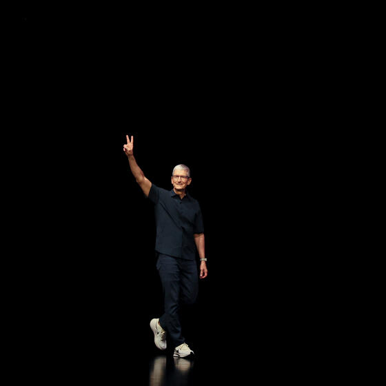 Tim Cook at an Apple event