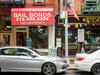 A bail bonds storefront in New York City