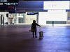 A deserted train station in Wuhan, China, on January 23, 2020. Photo: Hector Retamal/AFP via Getty Images.