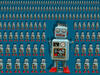 A photo illustration of legions of toy robots