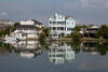 A row of coastal houses