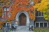 An ivy-covered university building