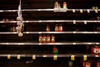 Empty grocery store shelves